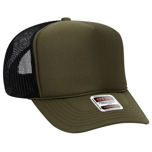 Olive Green/Black Trucker Hat
