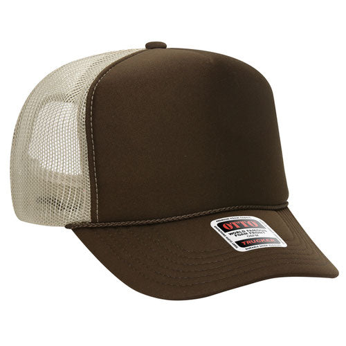 Dark Brown/Khaki Trucker Hat