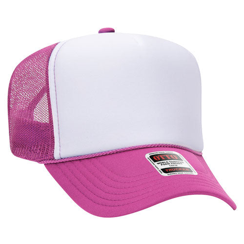 Hot Pink/White Trucker Hat