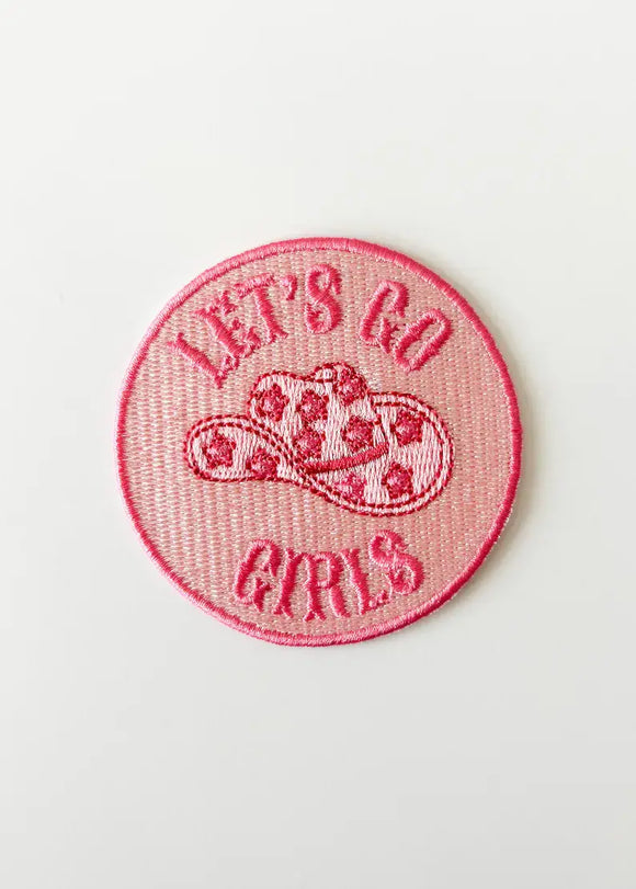 Let's Go Girls Embroidered Patch