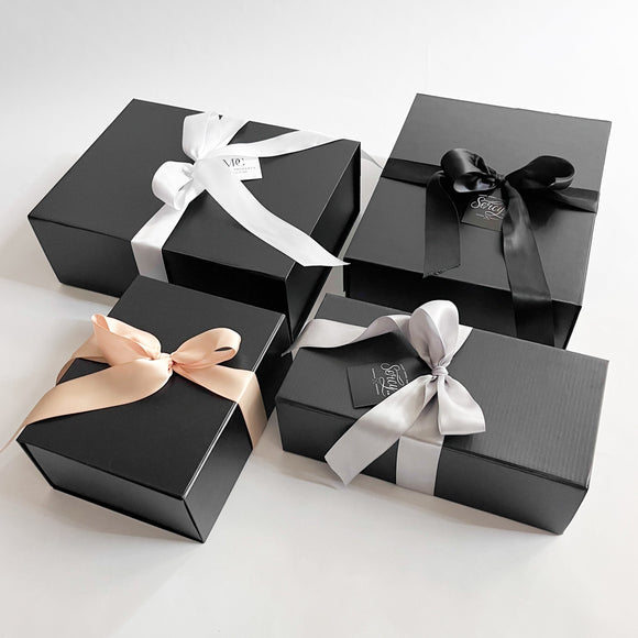 Premium Black Gift Box / Satin Ribbon / Free with $175 purchase