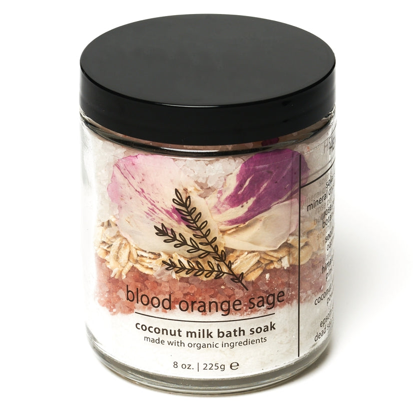 Blood Orange Sage | Coconut Milk Bath Soak – Sercy+Co