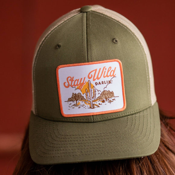 Stay Wild Darlin' Patch Trucker Hat