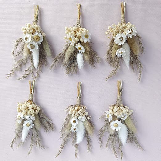 Dried Floral / Set of 6 ($6 each)