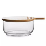 Salad bowl with Bamboo Lid/Cutting Board