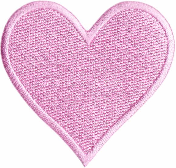 Heart Patch Light Pink