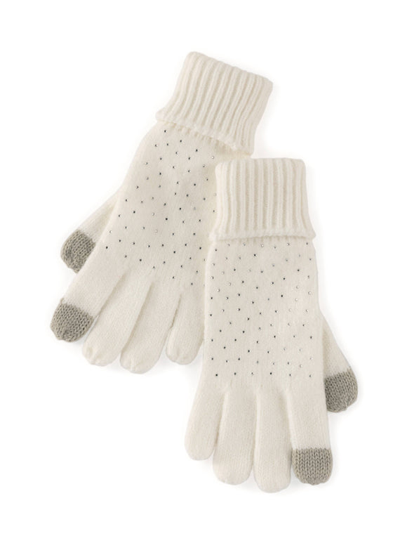 Touchscreen gloves ivory