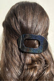 Round Flat Hair Clip | Small | Midnight Magic