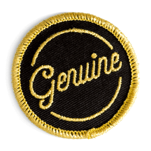 Genuine Embroidered Patch