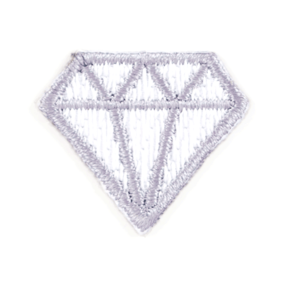 Diamond Embroidered Sticker Patch: 1