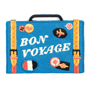 Bon Voyage Embroidered Patch