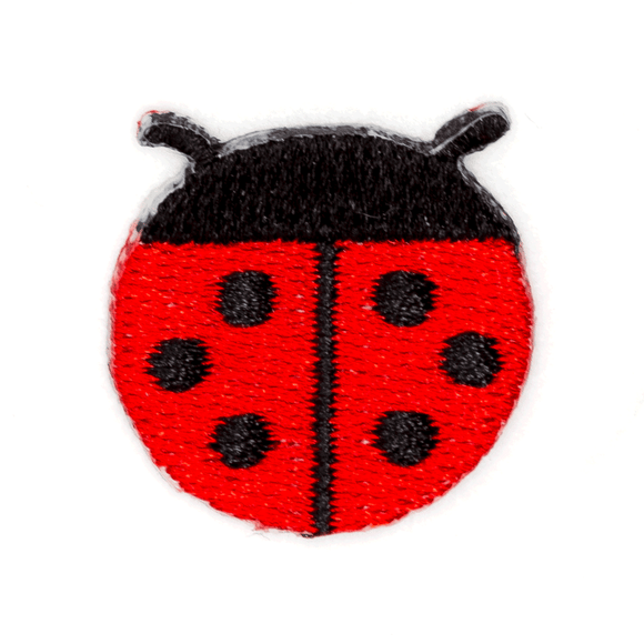 Ladybug Embroidered Sticker Patch: 1