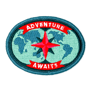 Adventure Awaits Embroidered Patch