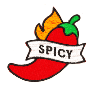 Spicy Pepper Embroidered Patch