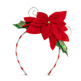 Red Poinsettia Headband