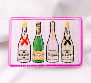 Champagne brunch bachelorette patch