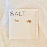 BOW STUDS 18k gold