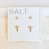 Crystal stud earrings