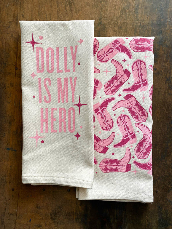 Dolly Is My Hero Hand Towel