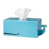 Whale Wooden Tissue Box Holder