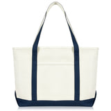 23" Premium 24 oz. Cotton Canvas Shopping Tote Bag