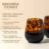 Tortuga Stemless Wine (Set of Two)