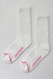 Ballet Socks White/Pink
