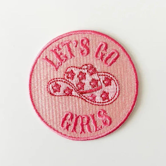 Let's Go Girls Embroidered Patch