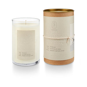 Vetiver Sage Natural Glass Candle
