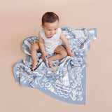 Nautical Organic Cotton Baby Blanket