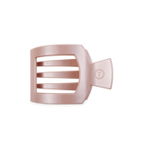 Square Flat Hair Clip | Medium | Pearly Pink