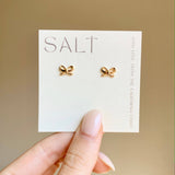BOW STUDS 18k gold