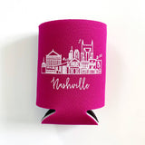 Nashville Can Koozie Red