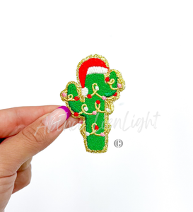 Christmas Lights Cactus Patch