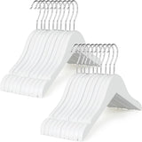 18 White Wood Baby Children Hangers