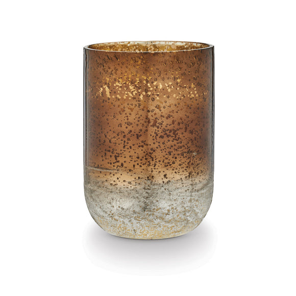 Woodfire Crackle Large Glass Candle
