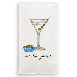 Martini Please Dishtowel