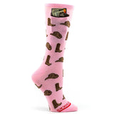 Pocket Socks Pink Cowboy