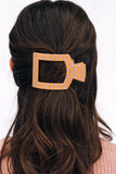 Square Flat Hair Clip | Medium | Sunny Days Ahead