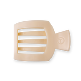 Square Flat Hair Clip | Medium | Almond Beige