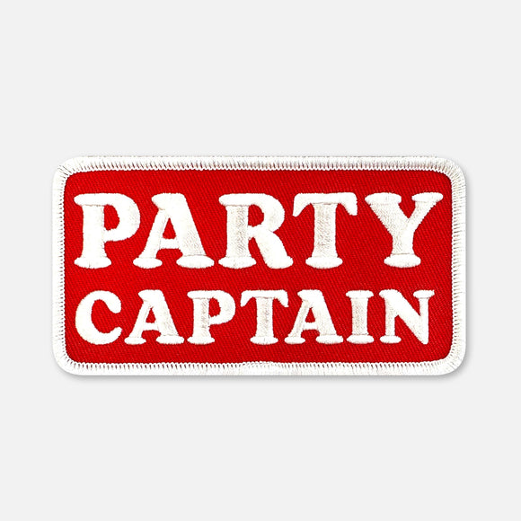 Party Captain Patch Red-White