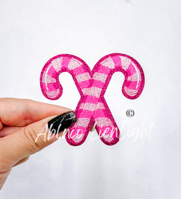 Pink Candy Canes Patch