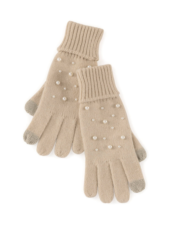 Touchscreen gloves pearl