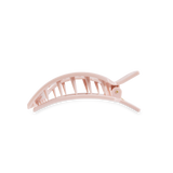 Square Flat Hair Clip | Medium | Pearly Pink