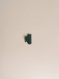 Hair Claw Clip Mint 2" Small Dark Green