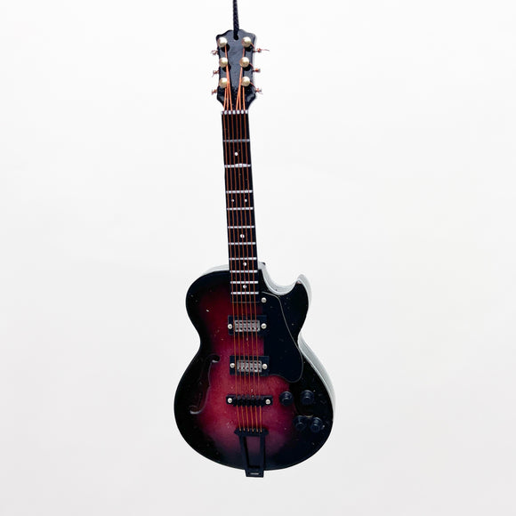 Dark Brown Electric Guitar Ornament