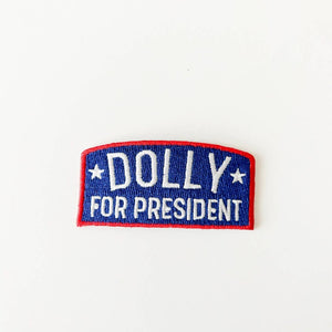 Dolly for President Navy Patch