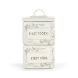 First Tooth and Curl Keepsake Box