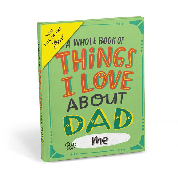 About Dad Fill in the Love Journal