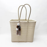 Medium Open Tote Bone / Gold